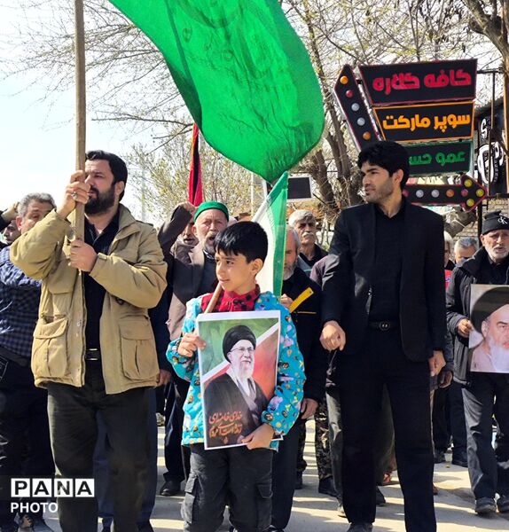 راهپیمایی قدس شهرستان مانه 