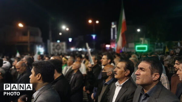 هم‌صدا در  میادین وخیانهای شهر کوهدشت در هشتاد ونهمین شب مقاومت