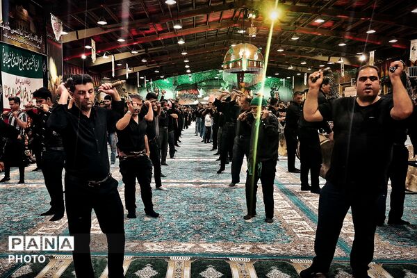 آیین سوگواری امام سجاد (ع) و سومین روز شهادت شهدای کربلا در آباده