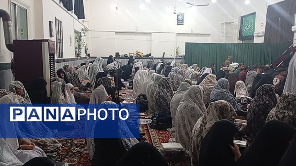 مراسم احیای شب بیست و سوم ماه رمضان در شهر تیتکانلو