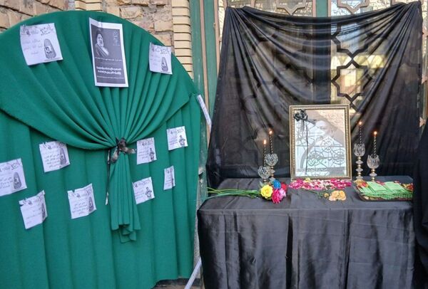 مراسم باشکوه یادبود شهدای خدمت در مسجد امام علی (ع) شهرستان باخرز 