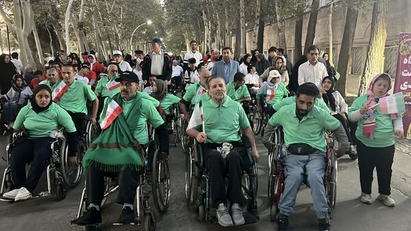 همایش بزرگ ویلچر رانی در جشنواره خانواده ورزش مشهد