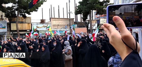  تجمع عظیم مردم نیشابور