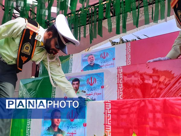 تشییع شهدای اقتدار در تهران