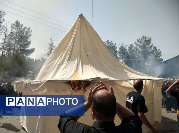  آیین خیمه سوزان روز عاشورا در بیرجند 