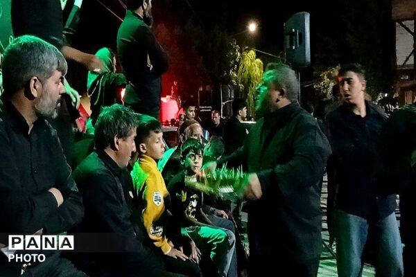 مراسم شام غریبان سالار شهیدان  در حسینیه شهدای شهر بار