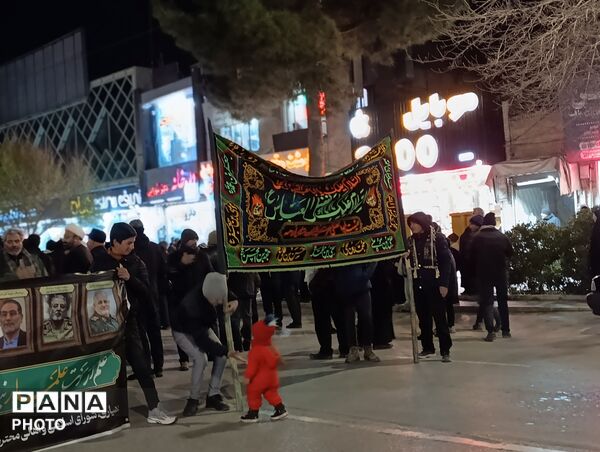 فعالیت هیئت های عزاداران علوی در شب ۲۳ ماه رمضان 