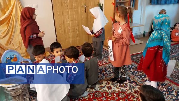 جشن یلدایی مهد شکوفه‌های نور دارالقرآن حضرت زهرا (س) در شیروان