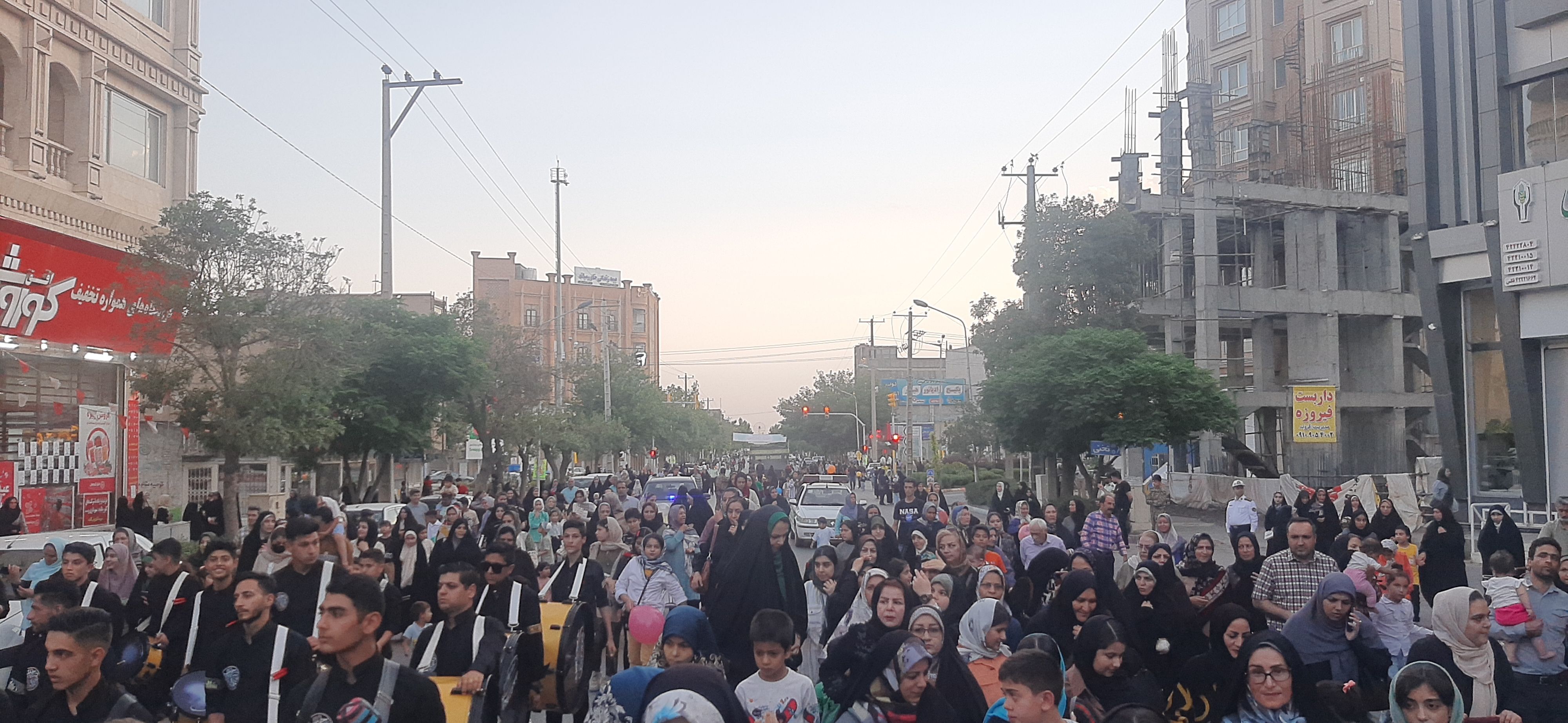 راهپیمایی کیلومتری غدیر در نیشابور
