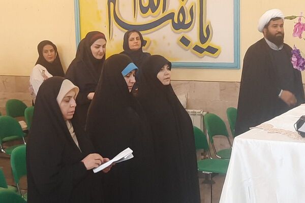 برگزاری مراسم افتتاحیه نمازخانه و طرح مصباح الهدی در دبستان مهندس وحید کیهانی ناحیه یک شهرری