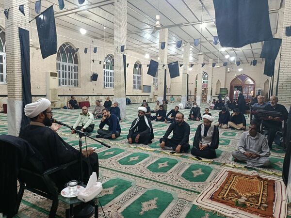 سوگ خورشید خراسان در حاجی‌آباد عزاداری شهادت امام رضا(ع)
