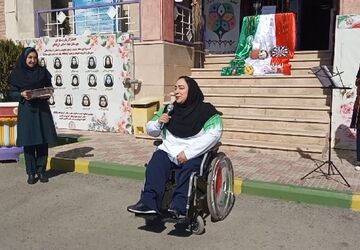  المپیاد ورزشی در مدرسه هیات امنای فرزانگان شهرستان ملارد