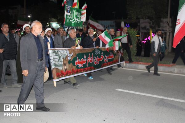 اجتماع مردمی شبانه شهید پرور شهرستان سملقان
