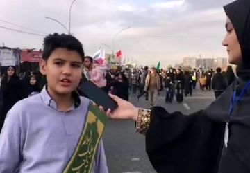 حس و حال خادم نوجوان زئران امام زمان(عج)