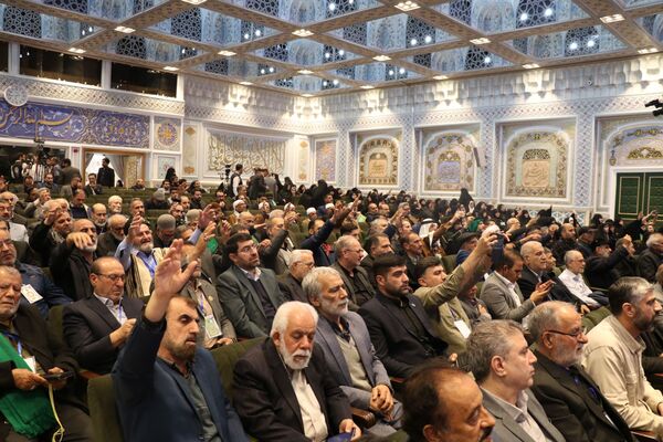 اختتامیه  بیست‌ودومین اجلاس بین‌المللی پیر غلامان حسینی در تالار قدس حرم رضوی