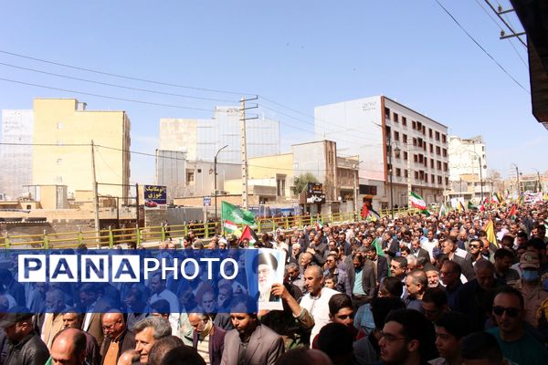 مردم ایلام، در روز جهانی قدس، جنایات صهیونیست‌ها را محکوم کردند