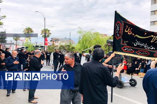 عزاداری مردم متدین املش در سومین روز شهادت امام حسین