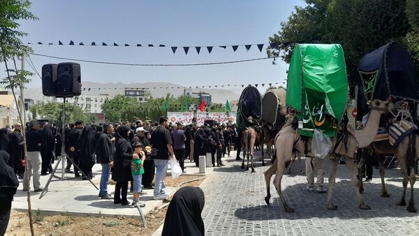 برگزاری تجمع یوم العباس در امامزاده حسن کرج