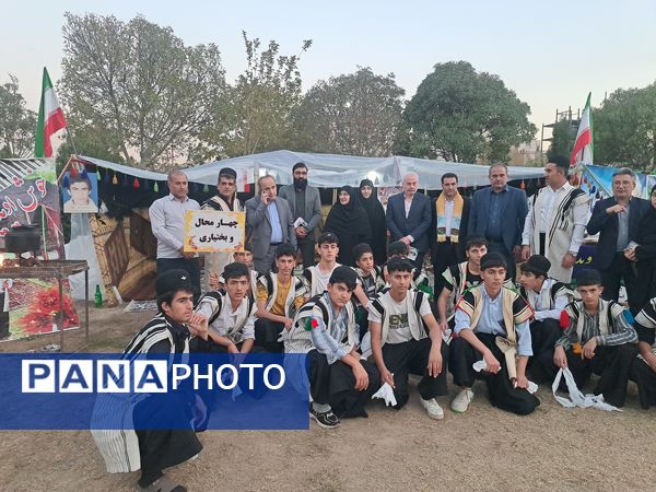 آخرین روز اردوی کشوری دانش‌آموزان عشایر.