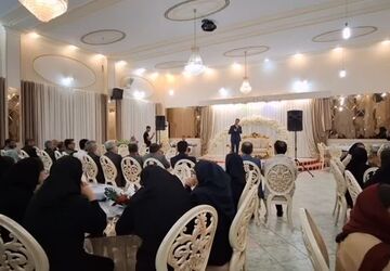 ضیافت افطاری دانش‌آموزان دبیرستان فرزانگان دامغان