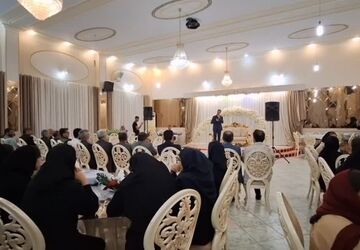 ضیافت افطاری دانش‌آموزان دبیرستان فرزانگان دامغان