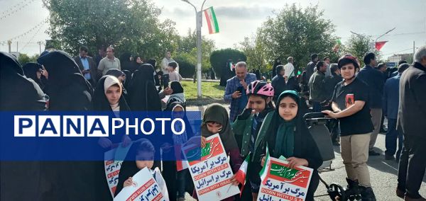 راهپیمایی پرشور مردم جیرفت