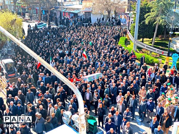 تشیع پیکر مطهر سردار شهید غلامرضا محمد زاده