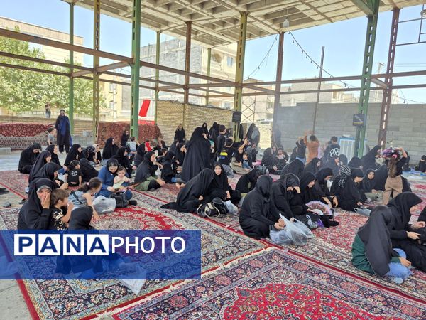 مراسم عزاداری ظهر عاشورا در هیئت الزهرا(س) نیشابور 