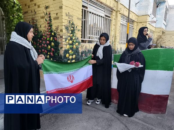 آیین بازگشایی مدارس در مدرسه ازرم مشهد 