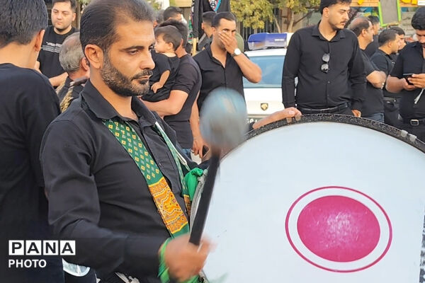 سوگ و ارادت عزاداران حسینی در شهر صغاد
