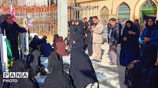 چهلمین روز عروج شهید مهدی جبارکیش در گلزار  شهدا یاسوج