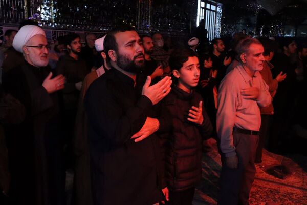 مراسم شب شهادت امام موسی کاظم (ع) در آستان مقدس امامزاده عباس بن موسی (ع) بجنورد 