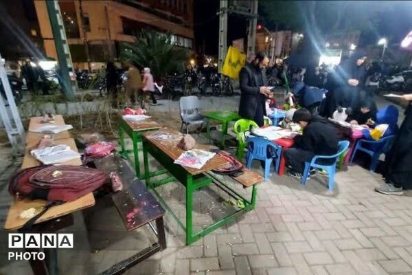 برپایی موکب «سلام شهید» به همت حوزه ۵۰۲ بسیج دانش آموزی ناحیه دو شهرری 