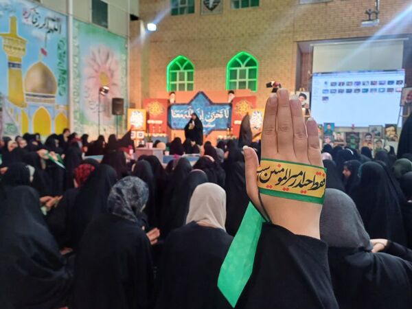 مراسم معنوی اعتکاف در مجموعه رستگاران شهرستان برخوار  