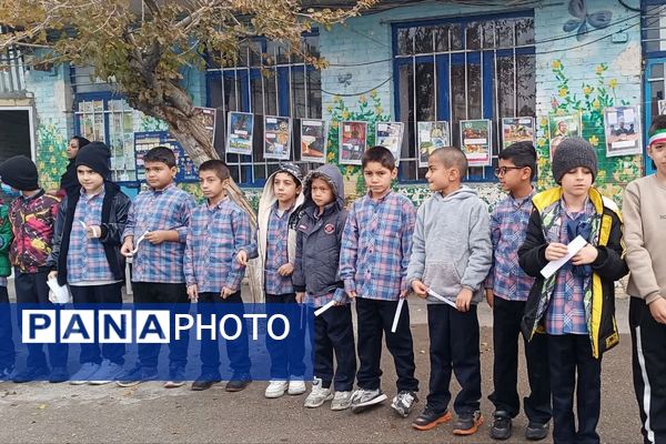 نمایشگاه ایرانمون در دبستان علی ابن ابی طالب 