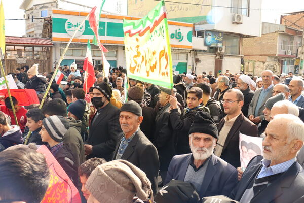 راهپیمایی ۲۲ بهمن بخش بندپی شرقی