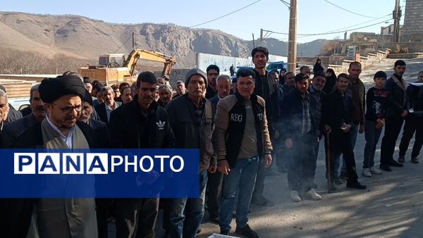 تشییع مادر شهید روستای یاسه چای با حضور گسترده مردم