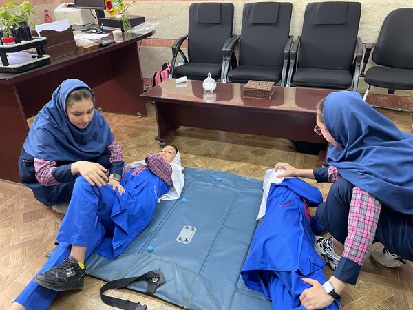 برگزاری جلسه آموزشی دانش‌آموزان سفیر سلامت  منتخب جهت حضور در مسابقات استانی