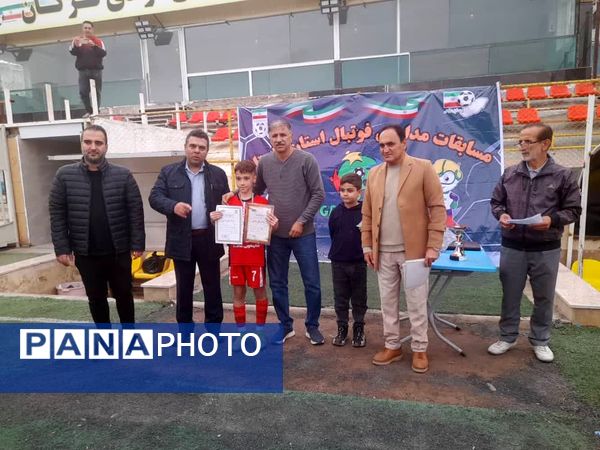 اختتامیه مسابقات لیگ دسته اول زیر ۱۲ سال مدارس فوتبال استان