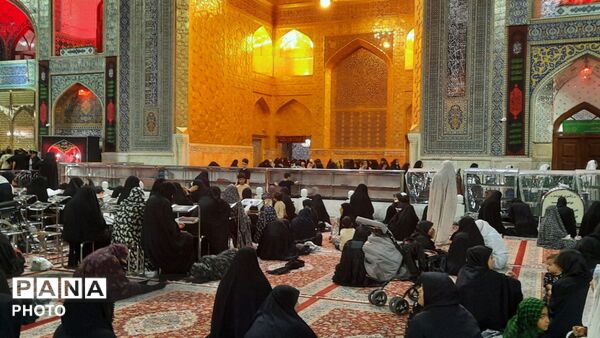 زیارتی دلچسب در حرم امام مهربانی ها با عطر شهدای میناب