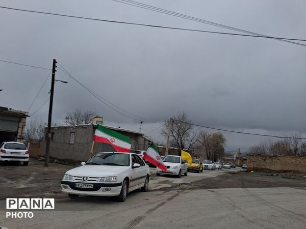 راهپیمایی خودرویی «کنجوران سفلی» به سمت «شان‌آباد» 
