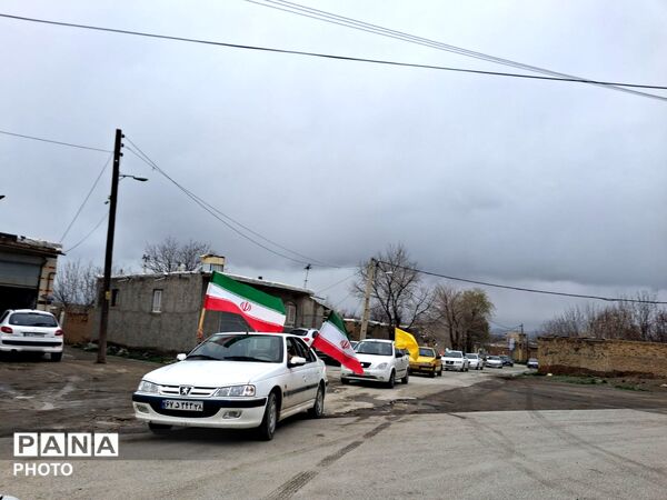 راهپیمایی خودرویی «کنجوران سفلی» به سمت «شان‌آباد» 