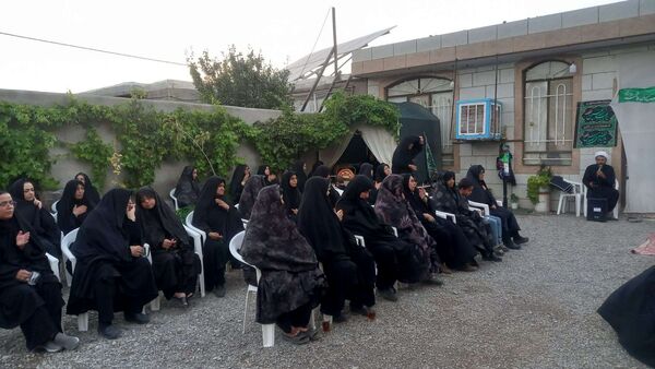 روضه خانگی در ایام محرم در روستای نقاب شهرستان خلیل آباد