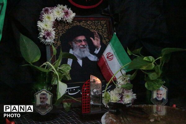غبار ماتم بر چهره مدرسه شهید ایرجی؛ نجوای «لبیک یا خامنه‌ای» طنین‌انداز شد