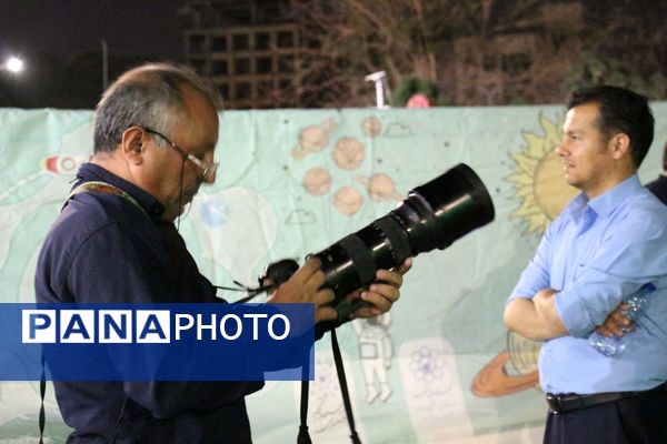 شبی متفاوت در کوهسنگی از سرودهای محمدی تا رصد ماه‌گرفتگی