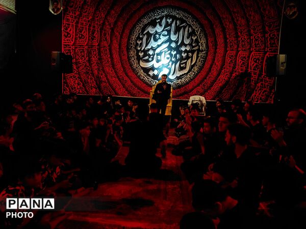 شور و شعورِ جوانانِ هیئت انصارالمهدی شهرک ولی‌عصر در سوگِ سید و سالار شهیدان