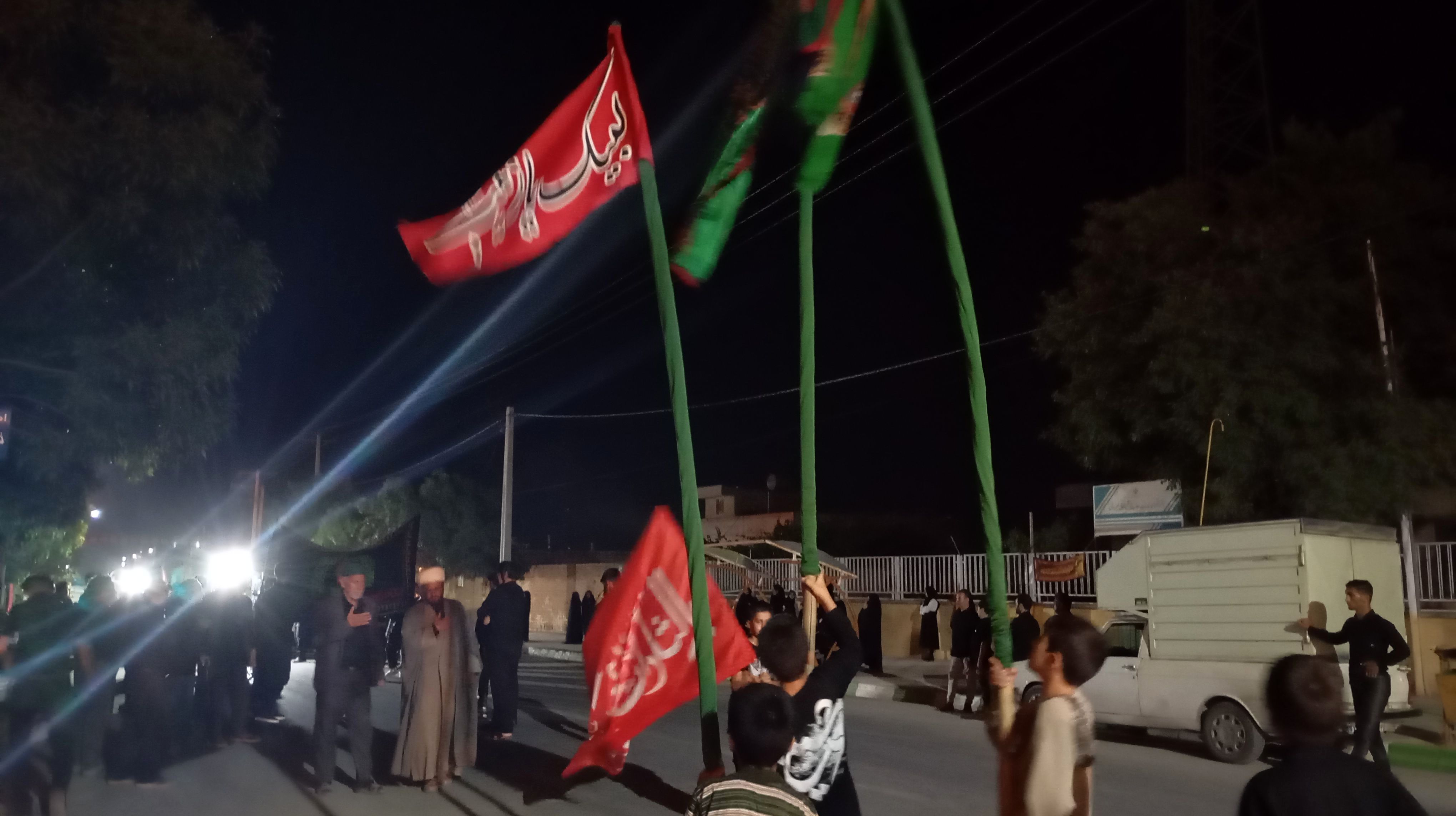 عزاداری مردم شهر تیتکانلو در شب‌های محرم