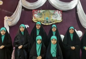 مراسم تقدیر از دختران فعال، سربازان امام زمان(عج) پایگاه مهرولایت نیشابور