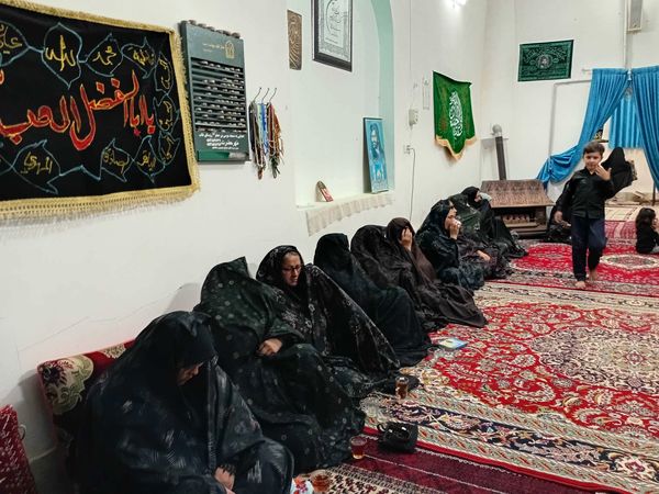 مراسم سوگواری در ایام ماه صفر در روستای نقاب