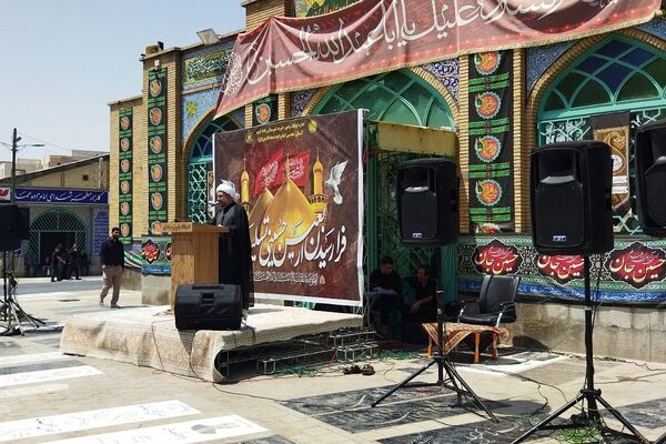خیل عاشقان حسینی در مسیر جاماندگان اربعین رباط کریم